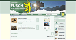 Desktop Screenshot of fusch.at